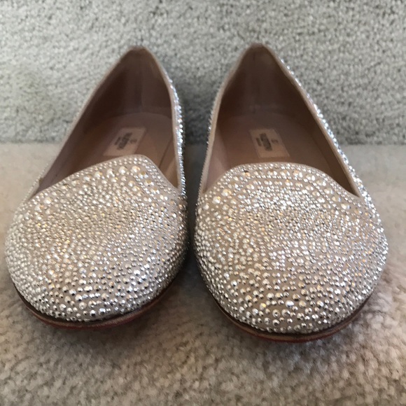Valentino Silver Micro-Stud Smoking Slipper - Picture 7 of 16